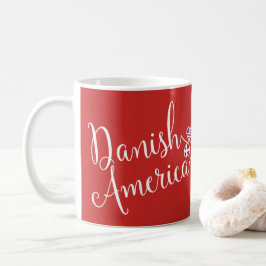 Dänisch American Entwined Hearts Tasse