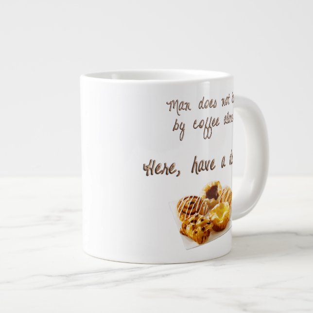 Dänisch haben Jumbo-Tasse (Vorderseite Rechts)