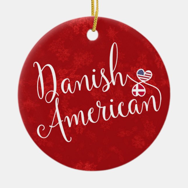 Dänische amerikanische keramik ornament (Vorne)