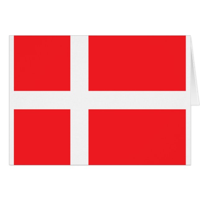 Dänische Flagge (Vorderseite (Horizontal))