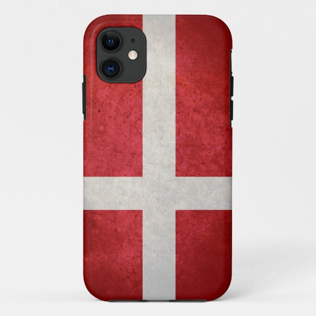 Dänische Flagge Case-Mate iPhone Hülle (Rückseite)