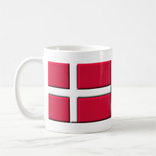 Dänische Flagge Dansk Tasse