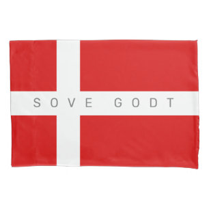 dänische Flagge für Bettkissenhülse Kissenbezug
