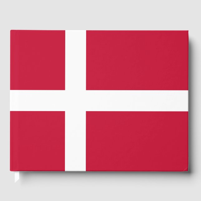 Dänische Flagge Gästebuch (Vorderseite)