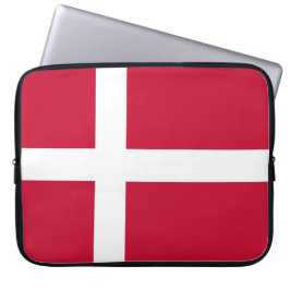 Dänische Flagge Laptopschutzhülle