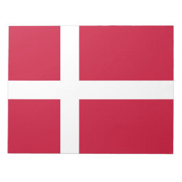 Dänische Flagge Notizblock