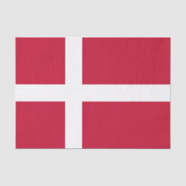 Dänische Flagge Seidenpapier