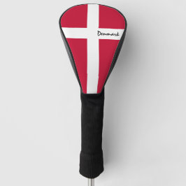 Dänische Flagge und Golf Dänemark Sportvereine /Ve Headcover