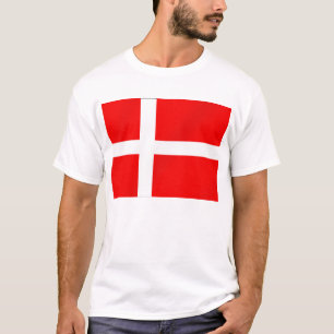 Dänische Flagge von Dänemark für Dänen T-Shirt