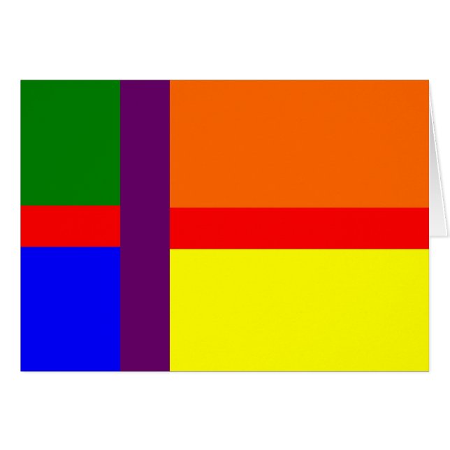 Dänische Gay Pride-Flagge (Vorderseite (Horizontal))