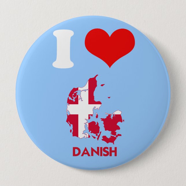 DÄNISCHE KARTE BUTTON (Vorderseite)