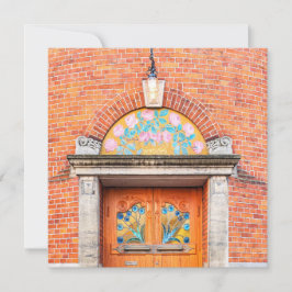 Dänische Türgrübelkarte Feiertagskarte