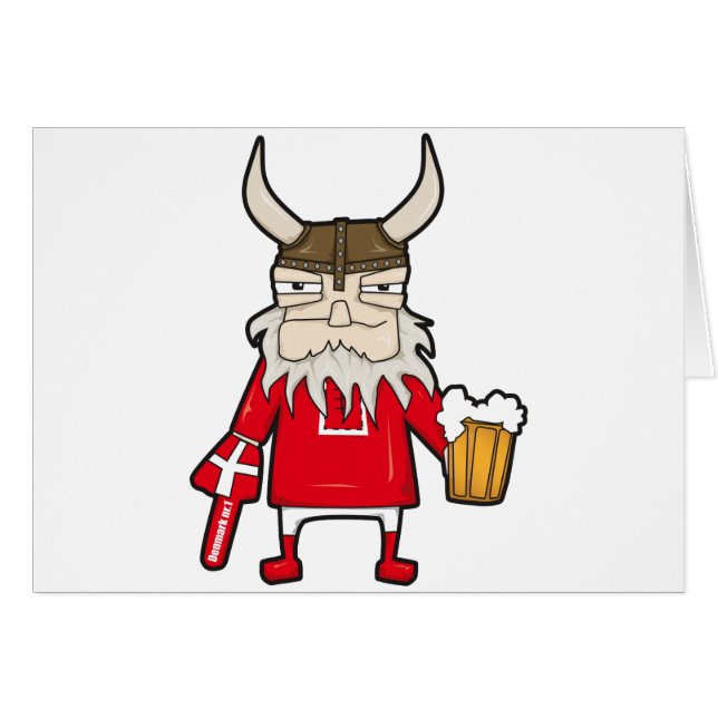 Dänische-Viking-Fan (Vorderseite (Horizontal))