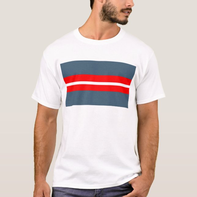 Dänische Widerstand-Flagge T-Shirt (Vorderseite)