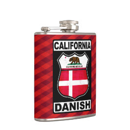 Dänischer Amerikaner Hipflask Kaliforniens Flachmann