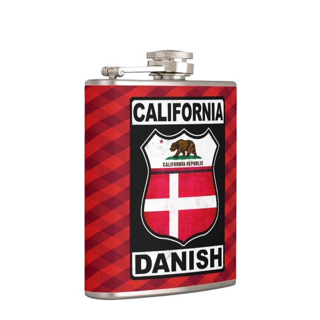 Dänischer Amerikaner Hipflask Kaliforniens Flachmann (Rechts)