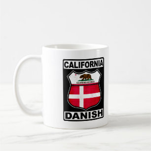 Dänischer Amerikaner Kaliforniens Kaffeetasse