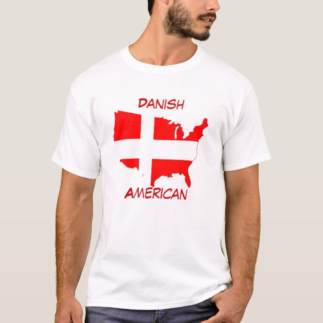 Dänischer Amerikaner T-Shirt (Vorderseite)