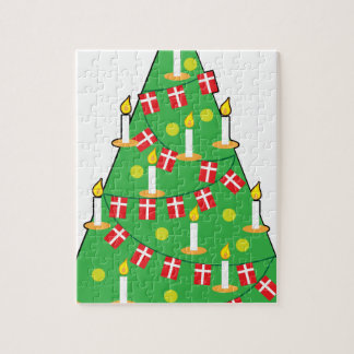 Dänischer Weihnachtsbaum Puzzle