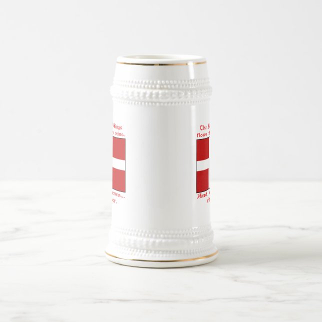 Dänisches Blut & Bier Wikinger Bierglas (Mittel)