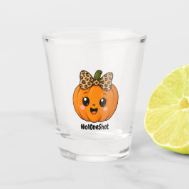 Dänisches süßes orangefarbenes kleines Kürbis-Name Schnapsglas