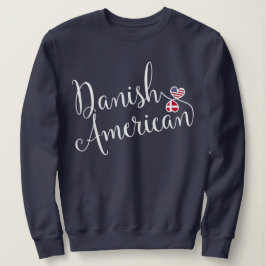 Danish American Entwinted Hearts Sweatshirt