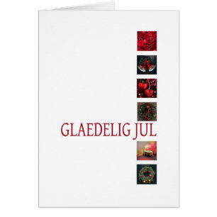 Danish Christmas Card - Glædelig Jul