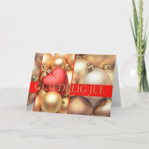 Danish Christmas Card - Glædelig Jul Feiertagskarte