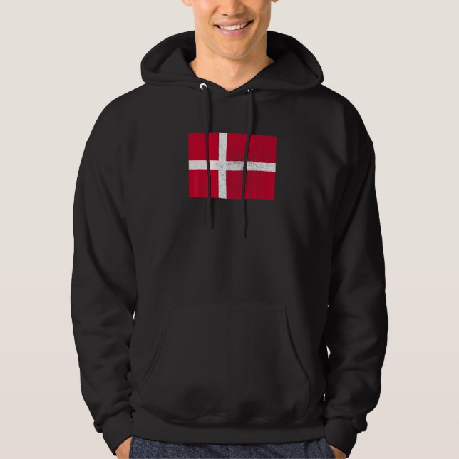 Danish Denmark Flag Pride Danish Flag  1 Hoodie (Vorderseite)