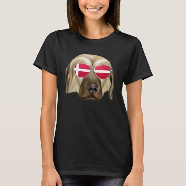Danish Flag Anatolian Shepherd Dog Dog Denmark Poc T-Shirt (Vorderseite)
