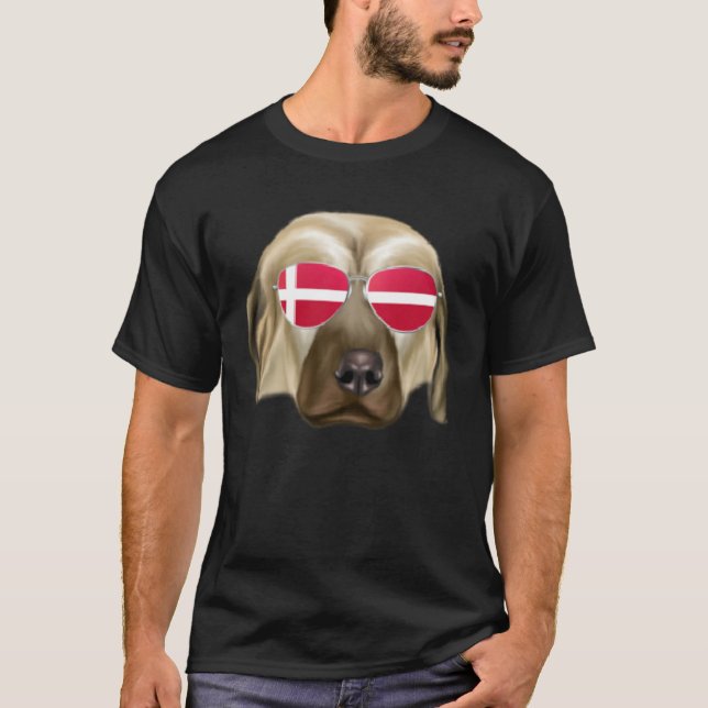Danish Flag Anatolian Shepherd Dog Dog Denmark Poc T-Shirt (Vorderseite)
