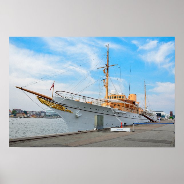 Danish Royal Yacht Dannebrog Poster (Vorne)