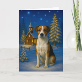 Danish-Swedish Farm Dog Holiday Card Feiertagskarte