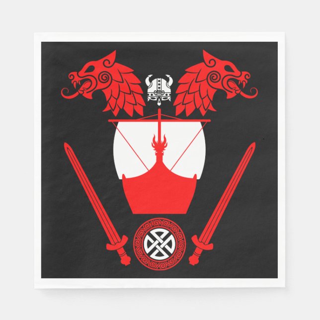 Danish Viking Serviette (Vorderseite)