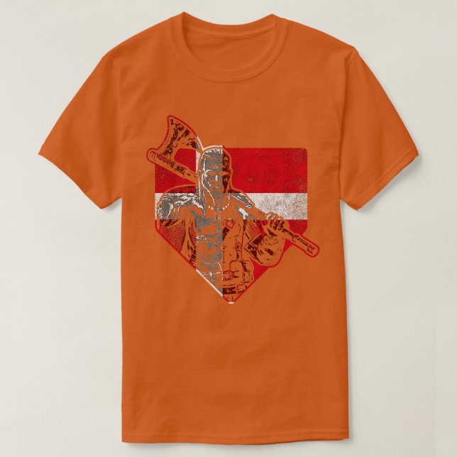 Danish Viking Warrior 2 T-Shirt (Design vorne)
