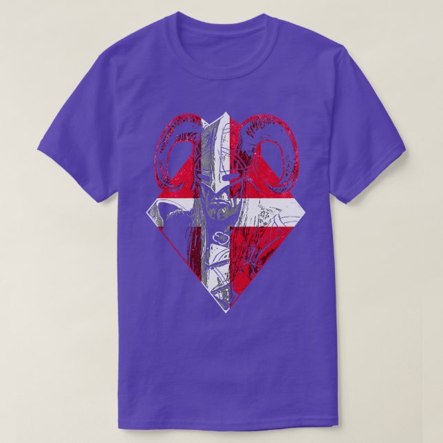 Danish Viking Warrior 7 T-Shirt (Design vorne)