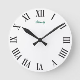Danishq Wall Clock Runde Wanduhr