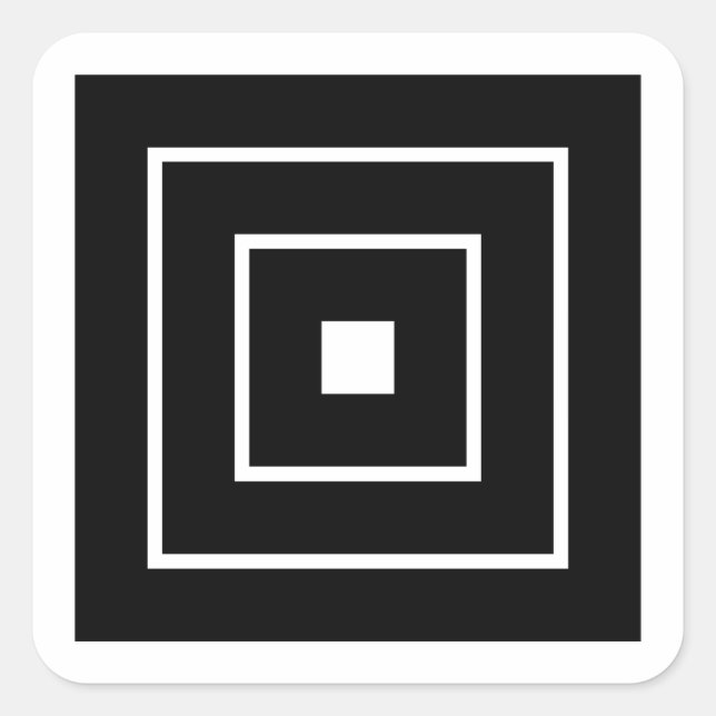 Danjuro Ichikawa Square Sticker (Vorderseite)