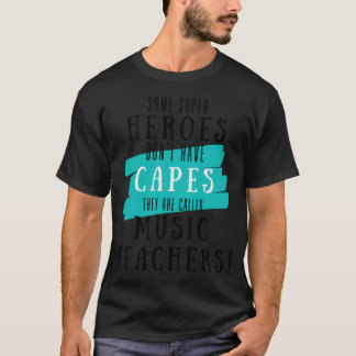 Dank an Superheld Musiklehrer T-Shirt