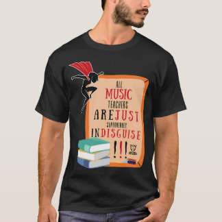 Dank an Superheld Musiklehrer T-Shirt