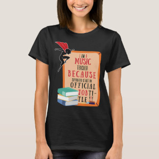 Dank an Superheld Musiklehrer T-Shirt