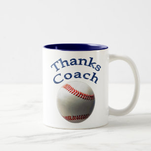 Dank-Baseballtrainer-Geschenk-Tassen Zweifarbige Tasse