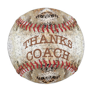 Dank Coach Cool Rustic BASEBALL Coach Geschenke