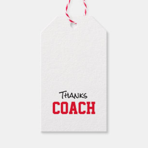 Dank Coach Sports Team School Colors Moderner Spaß Geschenkanhänger