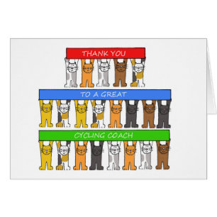 Dank Cycling Coach Cartoon Cats