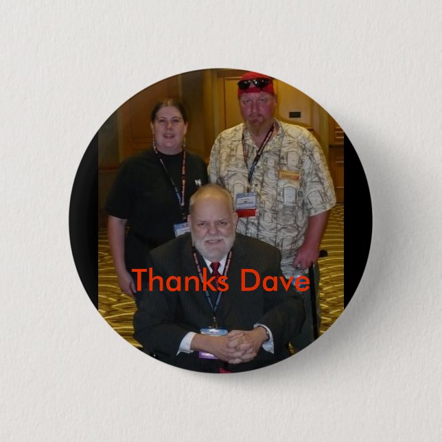 Dank Dave Button (Vorderseite)