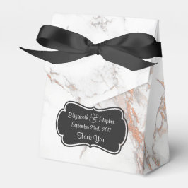 Dank der Hochzeit aus weißem Marmor Geschenkschachtel