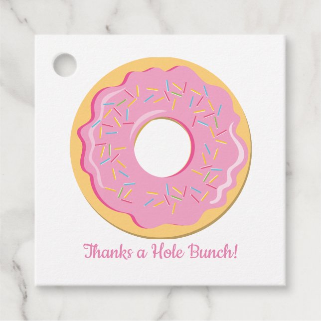 Dank des Lochstanzes Geschenkanhänger (Vorderseite)