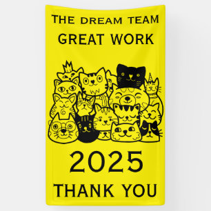 Dank des Unternehmensteams Banner