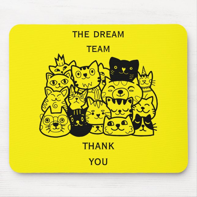 Dank des Unternehmensteams Mousepad (Vorne)